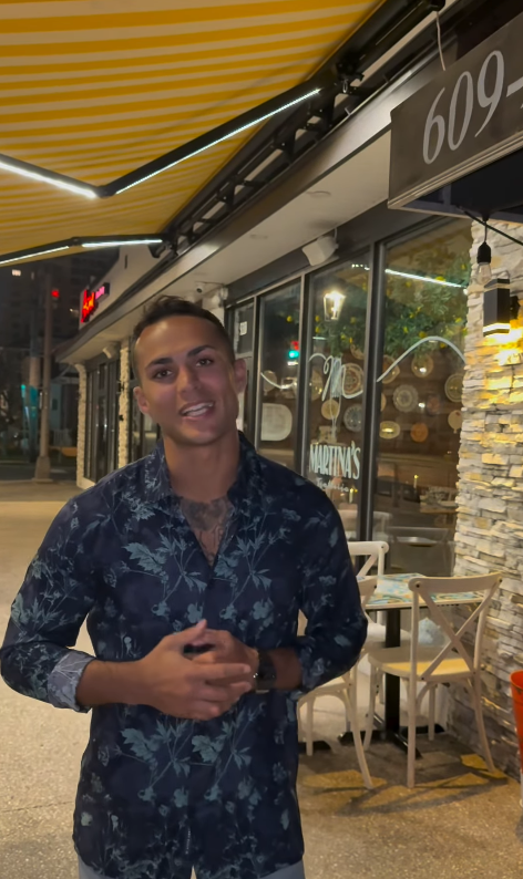 Justin Figueroa at Martina’s Trattoria Ventnor