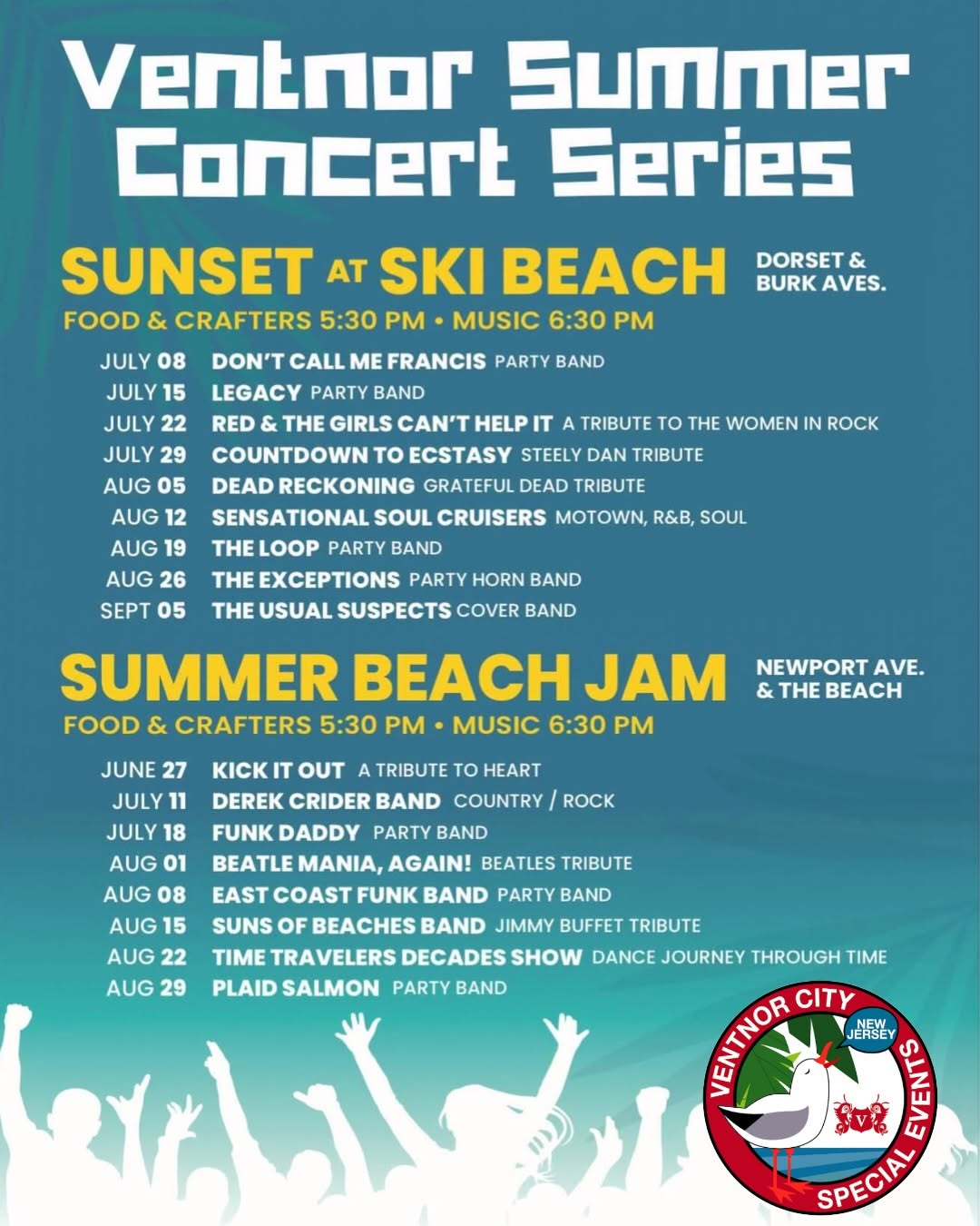 2026 Ventnor Summer Concert Series