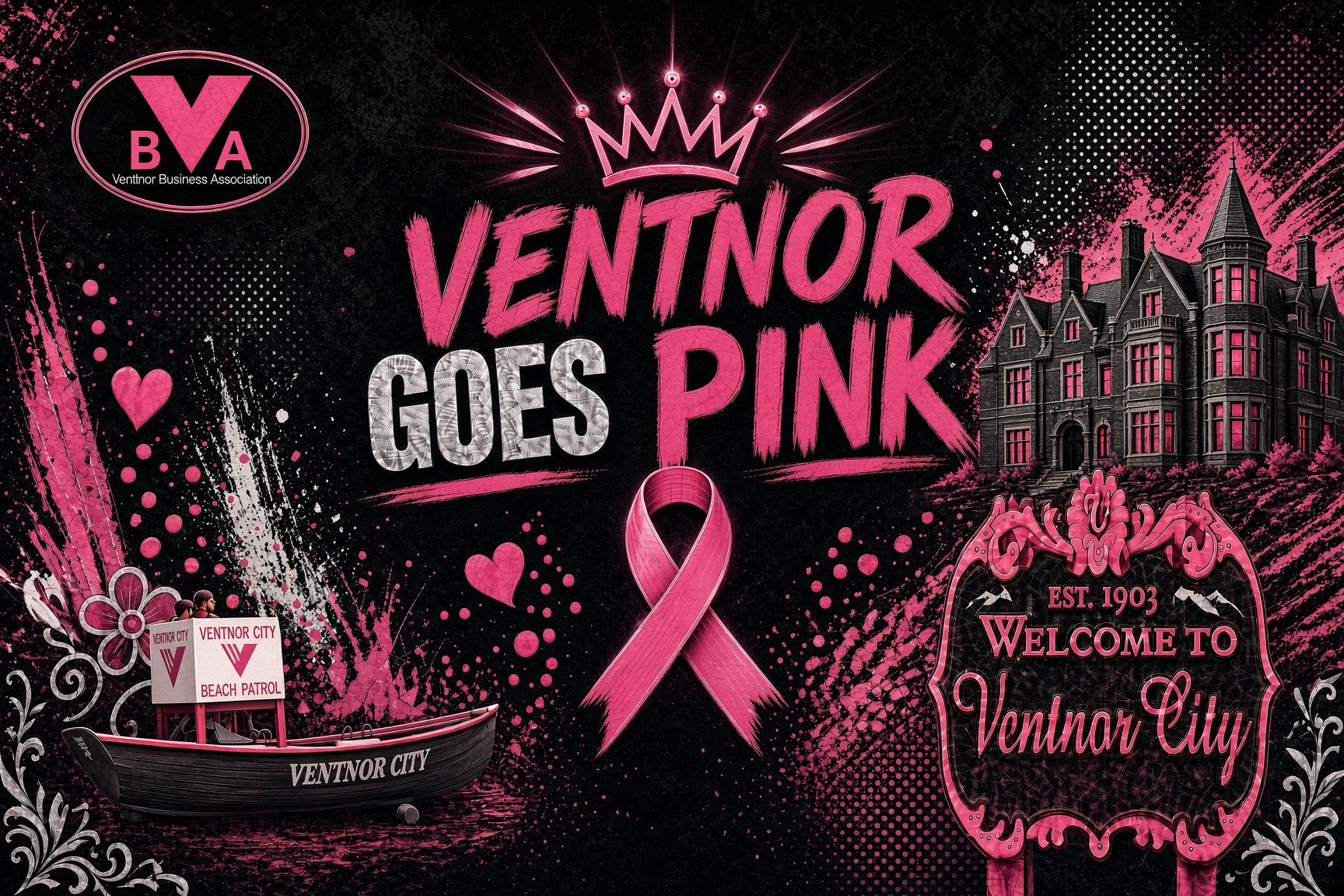 ventnor goes pink